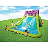 Kahuna Mega Blast Water Park Enclosed platform Massive sliding surface Over sized climbing wall with climbing rope 2 continuous water blasting cannon Enclosed slide platform