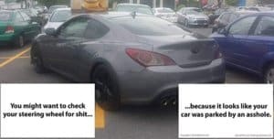 bad parking cards