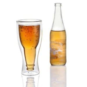 Hopside Down Beer Glass